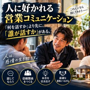 人に好かれる営業コミュニケーション―「何を話すか」より先に、「誰が話すか」がある